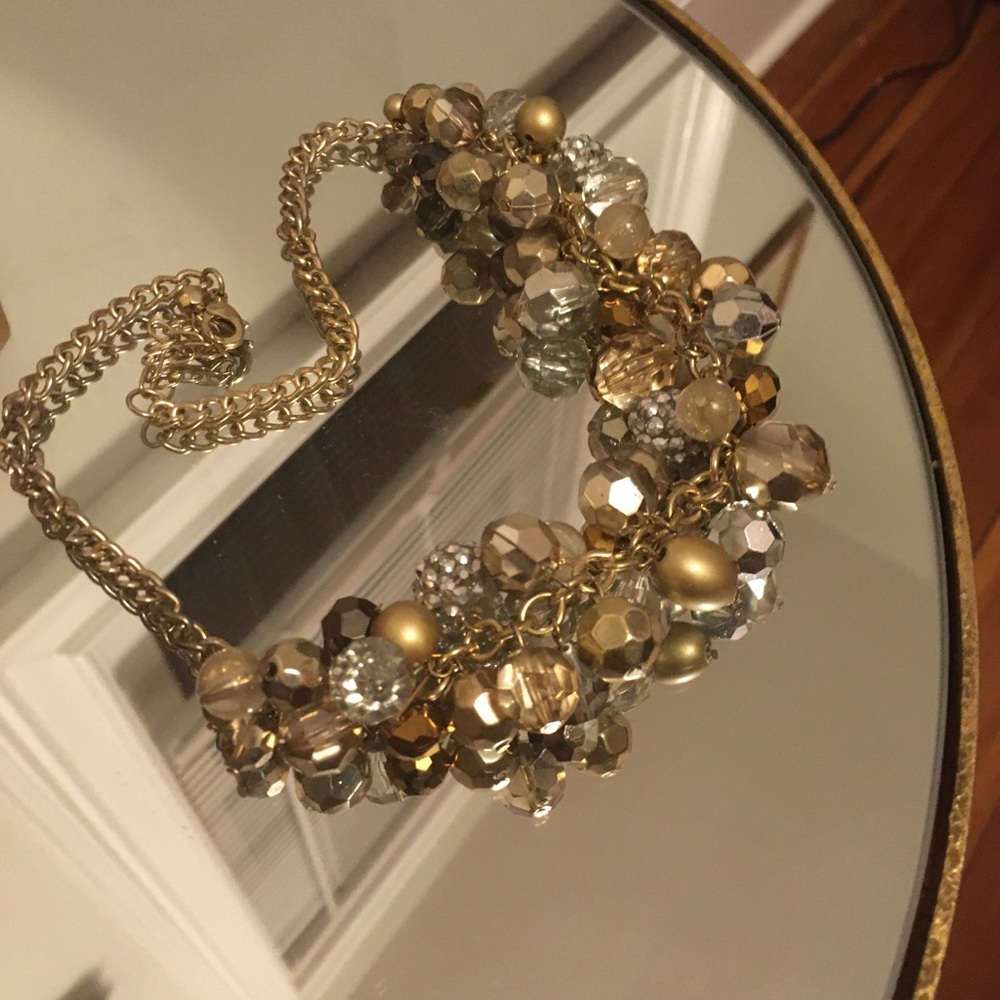 Mixed metals necklace